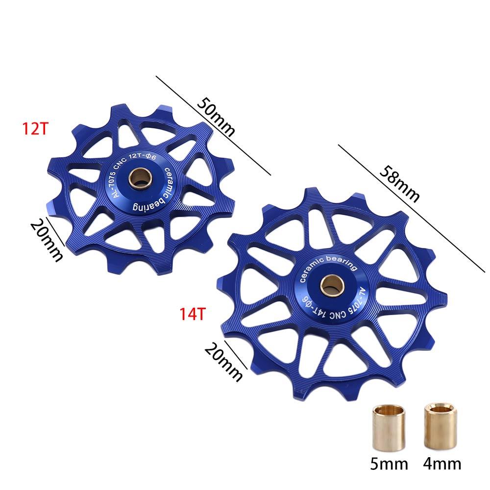 Roller Rear Derailleur Pulley Road Bike Bearing MTB Ceramic Bearing Ceramic Pulley Rear Derailleur