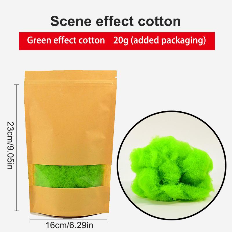 

20G Simulated Cotton For Smoke, Dust And Water Splash Effect Tank Model Firing Explosion Making Cloud Shape Cotton
