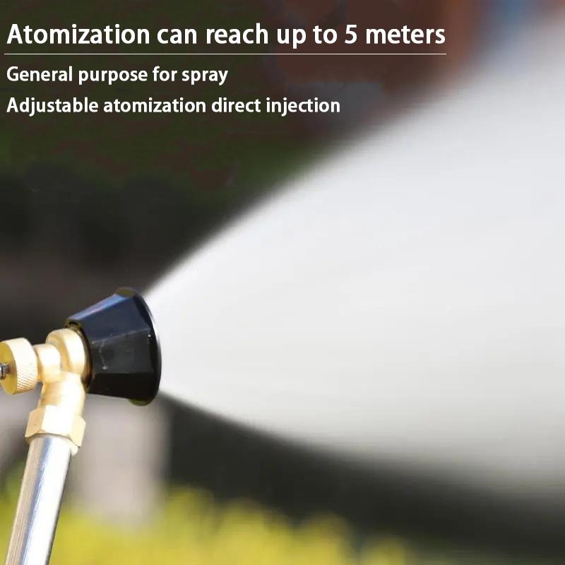 Boquilla rociadora de pesticidas de alta presión, riego, boquilla de pulverización de vórtice de aire, Control de plagas de jardinería agrícola