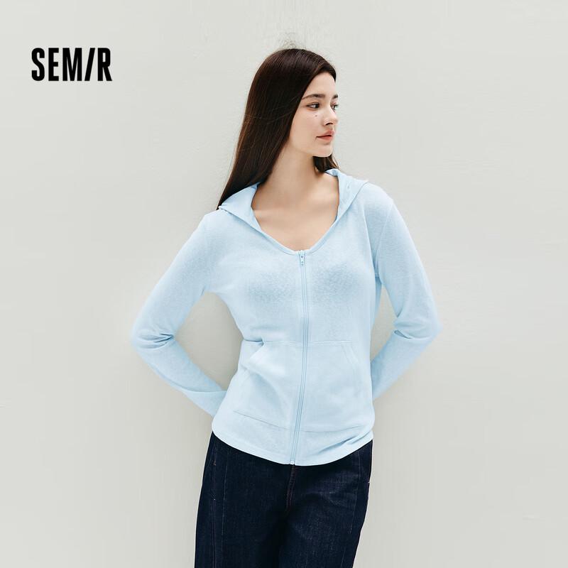 

Semir Women s Textured Slim-Fit Hooded Jacket XL