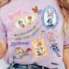 Coquette Bow Watercolor Zootopia Shirt, Judy Hopps Shirt, Nick Wilde Shirt, Retro Zootropolis Disney Tee, WDW Family 2026 Trip Tee