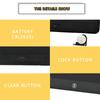 LCD Writing Tablet 12 Inch Monochrome Screen with Stylus Drawing Writing Taking Notes Leaving Messages for Toddlers Boys Girls Adults Black
