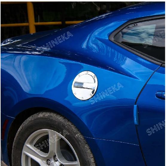 SHINEKA Car Exterior Gas Oil Fuel Tank Cap Decoration Cover Trim for Chevrolet Camaro 2017 2018 2019 2020 2021 2022 Accessories