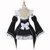 Costume da Cosplay Maid di Rem Ram - Abito Anime Bidimensionale per Donne