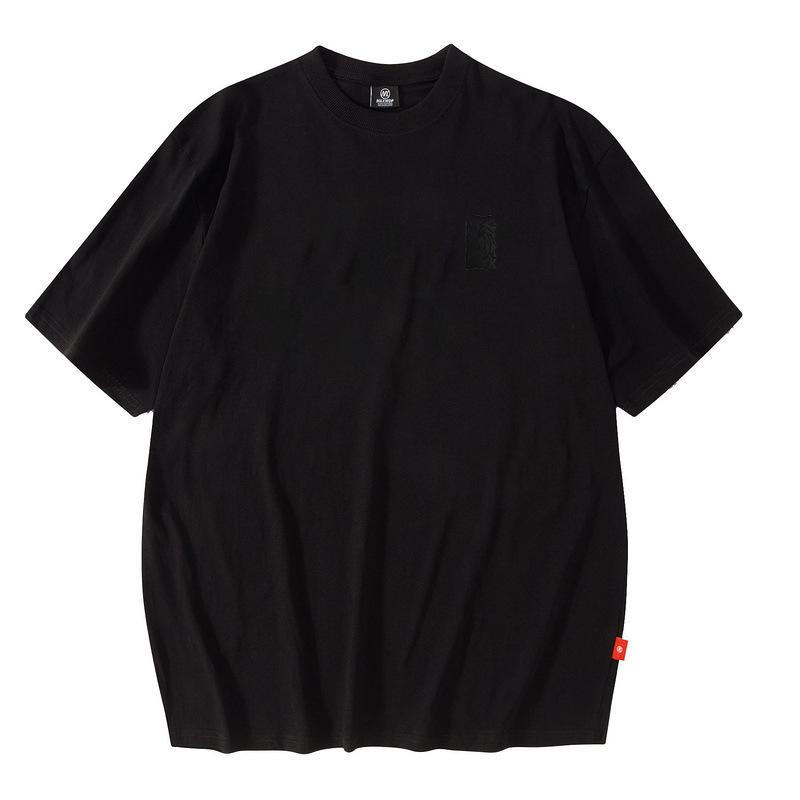 European And American Trend Short-Sleeved T-Shirt For Men And Women Couples Oversize Hip-Hop High Street Half-Sleeved Tee Shirt Base