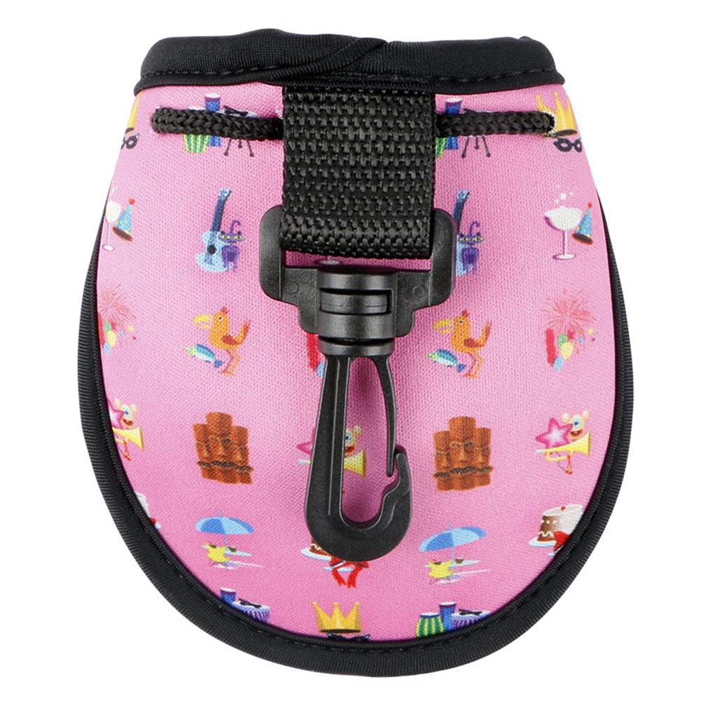 Golf Ball Waist Bag Ball Storage Pouch Waterproof Golf Ball Storage Bag Lightweight Ball Belt Bag Holds 2 Balls Golf Accessories