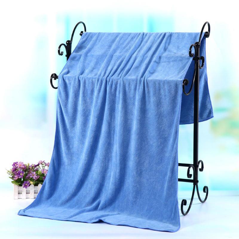 Microfiber Bath Towel Super Large Absorbent Soft Fast Drying Towel Multipurposed for Travel Sports Spa Swimming Massage Beauty