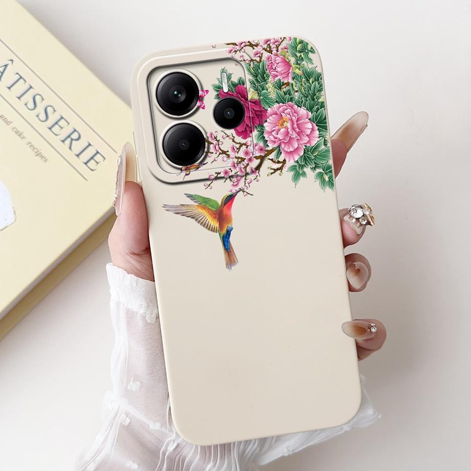 For Xiaomi Redmi Note 14 Pro Plus / Redmi Note 14 14s Note14 Pro Phone Case Silicone Soft Back Cover Dragon Cat Flower Butterfly
