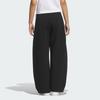 adidas Aeroready 3-Stripes High Waist Relaxed Fit Banana Knit Pants Women Black KB8998