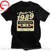 Vintage Limited Edition Best Of 1989 Cassette T Shirt Original Made In 1989 Tshirt Birthday Gifts Retro Born in 1989 Tee Shirt