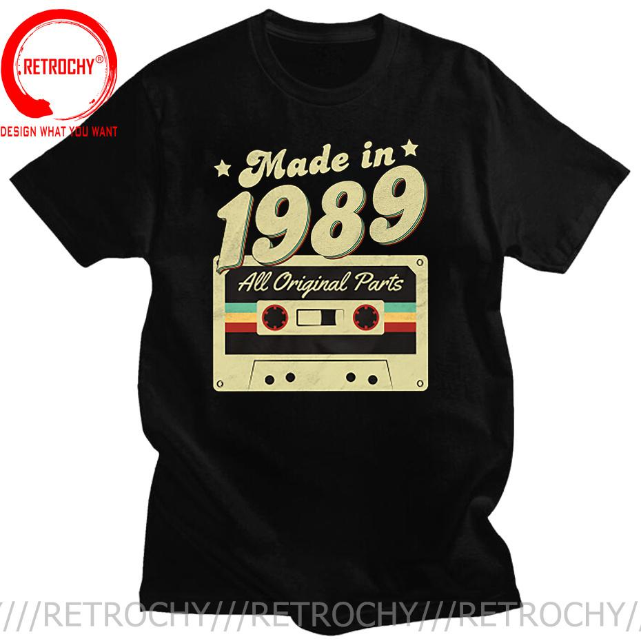 Vintage Limited Edition Best Of 1989 Cassette T Shirt Original Made In 1989 Tshirt Birthday Gifts Retro Born in 1989 Tee Shirt
