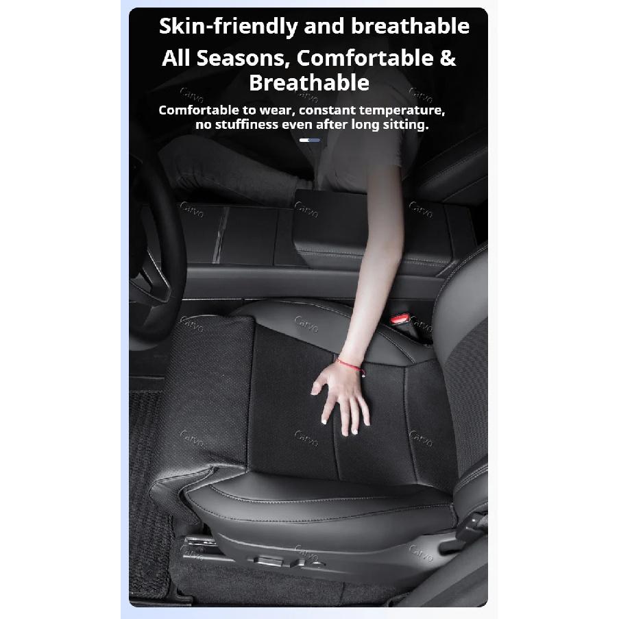 For New Tesla Model Y 2025 Juniper Leg Support Extender Cushion Memory Foam Seat Gap Filler Pad Car Interior Comfort Accessories