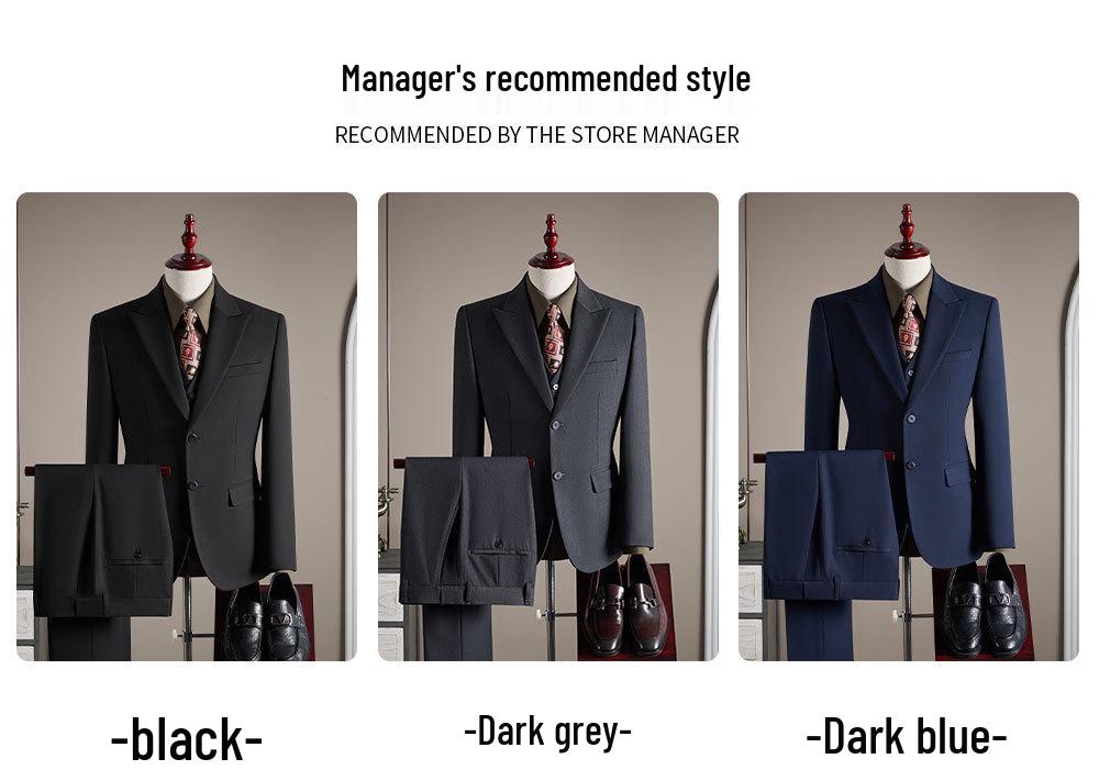 High-Quality Wool Suit: Business Casual & Formal Wear for Weddings