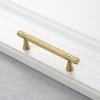 Gold Brass & Pure Copper Handle for Bedside Table, Cabinet, or Door Knob – Multiple Sizes