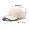 New Baseball Cap With Cotton Brim And Color Blocking Work Caps Outdoor Hats Women Men Unisex Summer