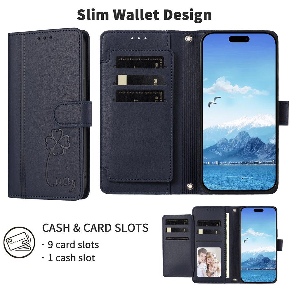 Leather Card Holder Case For Huawei Honor 600 Smart 500 400 Lite 200 Magic7 Pro Magic8 Pro Air Flip Wallet Protect Back Cover