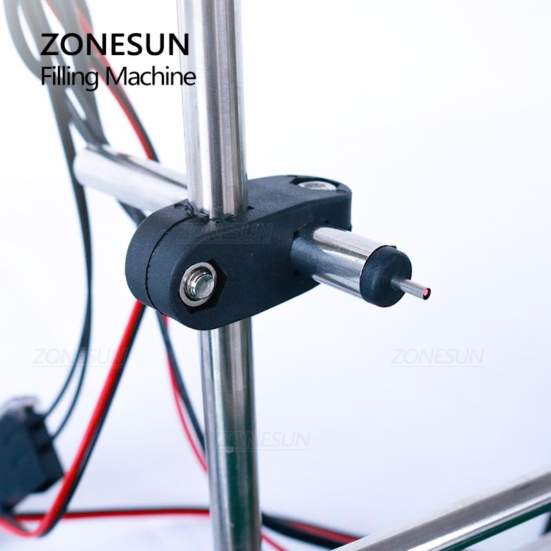 ZONESUN ZS-DTMP1S Automatic Liquid Filling Machine Magnetic Pump Water Juice Milk Glass Bottle Filler