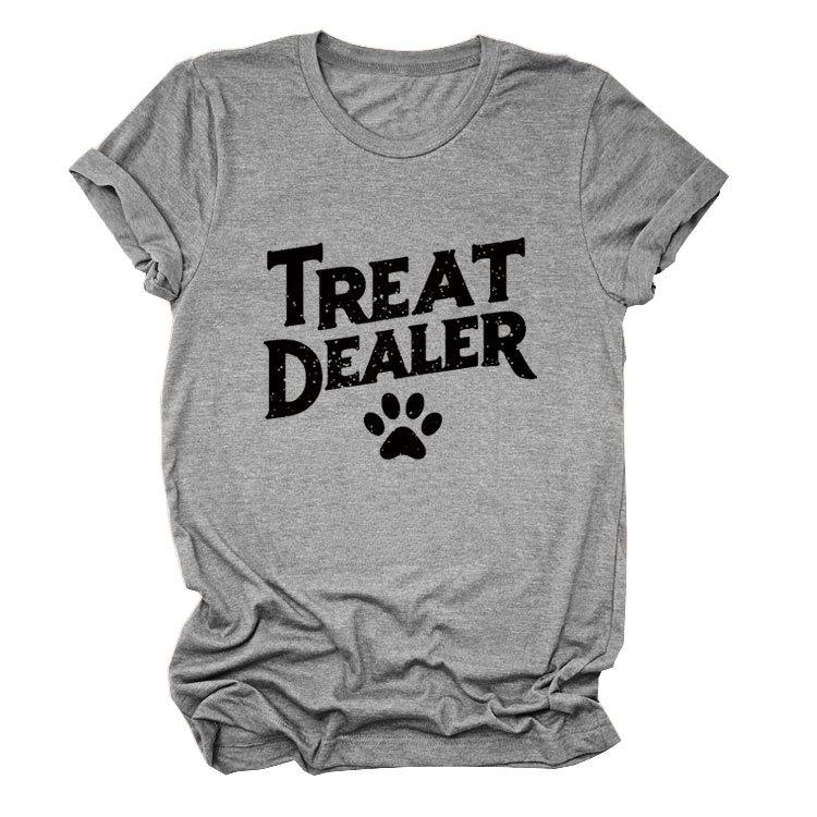 Temperament Casual Versatile Crew Neck Women's Short Sleeve T-Shirt