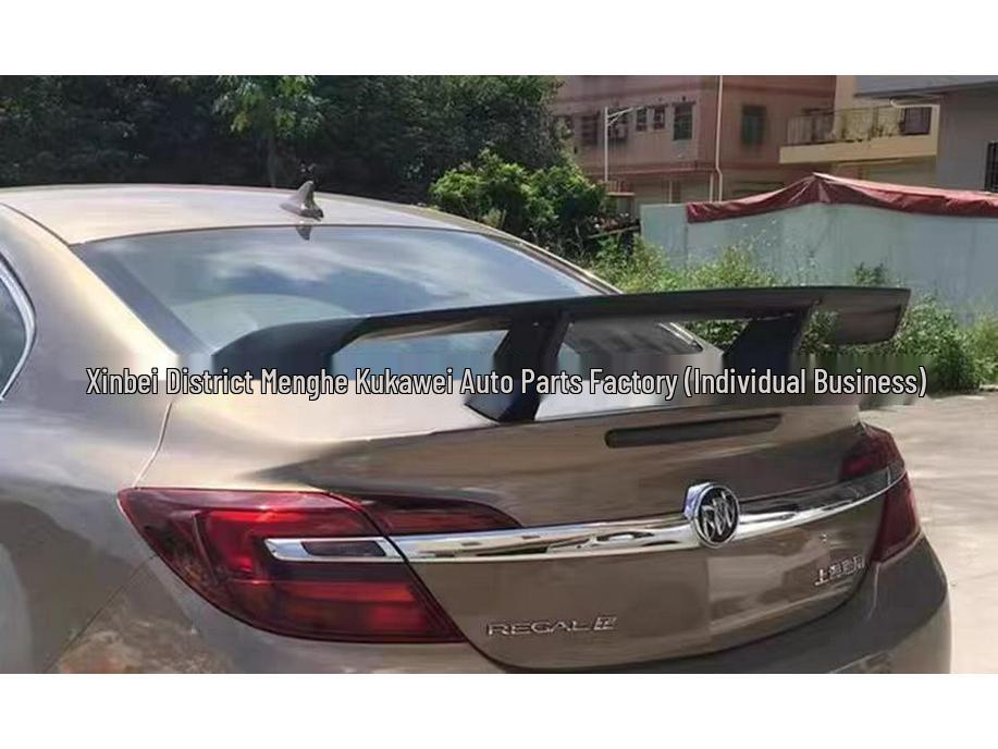 Universal GT Rear Spoiler for Three-Box Cars, Black ABS Material