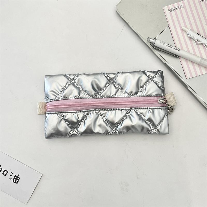 

Пенал с бантиком в стиле инс, многофункциональная косметичка, органайзер для канцелярских принадлежностей, сумка для хранения, студенческий пенал