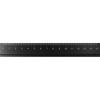 SLIP-ON Aluminum Ruler 15cm Black B-DAR-2802 with Cutter and 0cm Marking