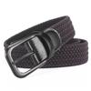 High Quality Men'S Belt Able Business Breathable Knitted Belt Paired With Jeans Belt For Men