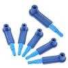 6Pcs Brake Fluid Replacement Tool Connectors Easy Operation Safe Reliable Compact Adapter Kit Brake Fluid Connector