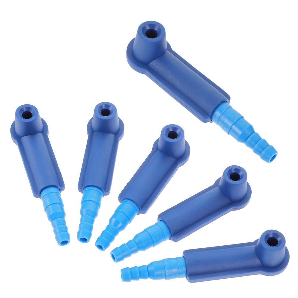 6Pcs Brake Fluid Replacement Tool Connectors Easy Operation Safe Reliable Compact Adapter Kit Brake Fluid Connector