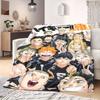 Serve Up Style Haikyu Print Blanket Warm Comfortable Flannel Blanket Suitable for Bedrooms,Sofas,Beds,Chairs,Picnics,Travel