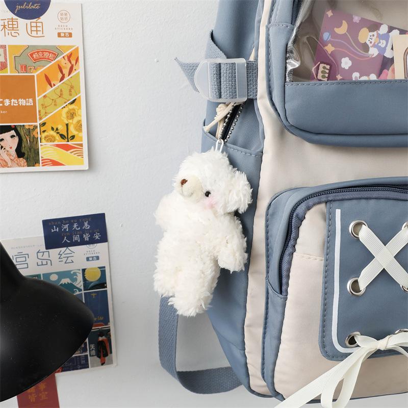 

Новый рюкзак для начальной школы, милый колледж, рюкзак для девочки, студенческая сумка, рюкзак из нейлона большой вместимости