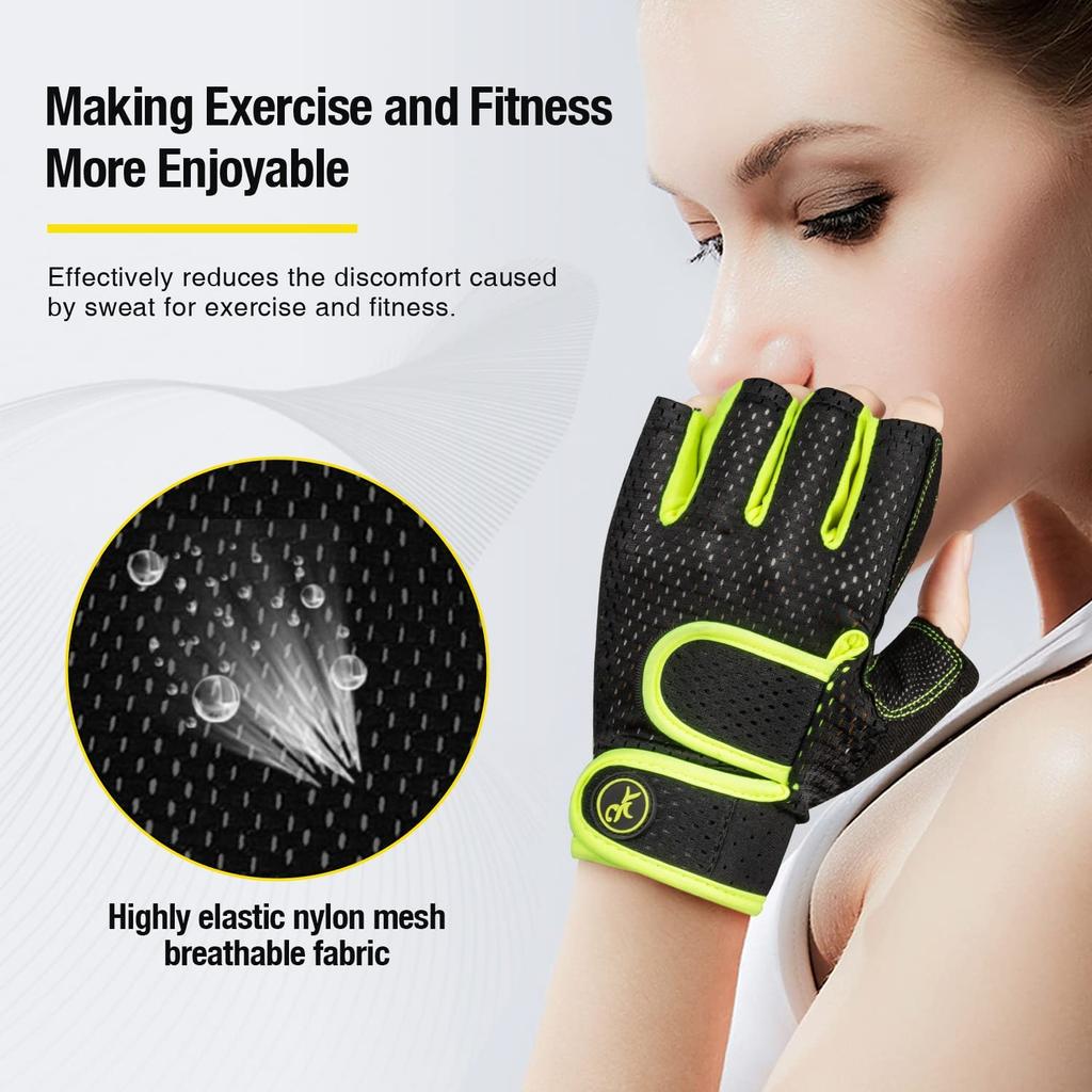 Fitness rukavice Prodyšné Protiskluzové Silový trénink Cvičení Fitness Rukavice na vzpírání Přítahy Vzpírání
