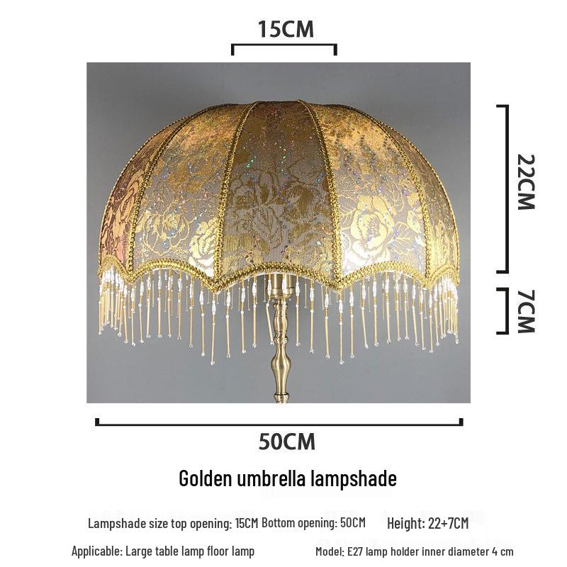 Retro Style Table Lamp with E27 Holder and Lampshade for Bedroom or Bedside