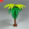 MOC Bricks Green Tree Series Construction Building Blocks Plant City Garden Street Lake View Park Jungle Christmas Toys For Kids