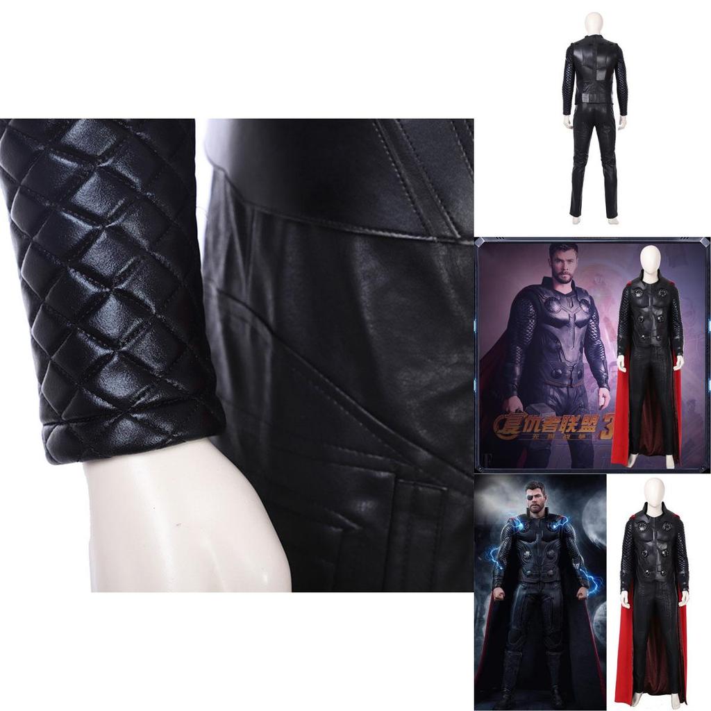War Infinity Avengers Thor Odinson Cosplay Costume Full Suit Halloween Party