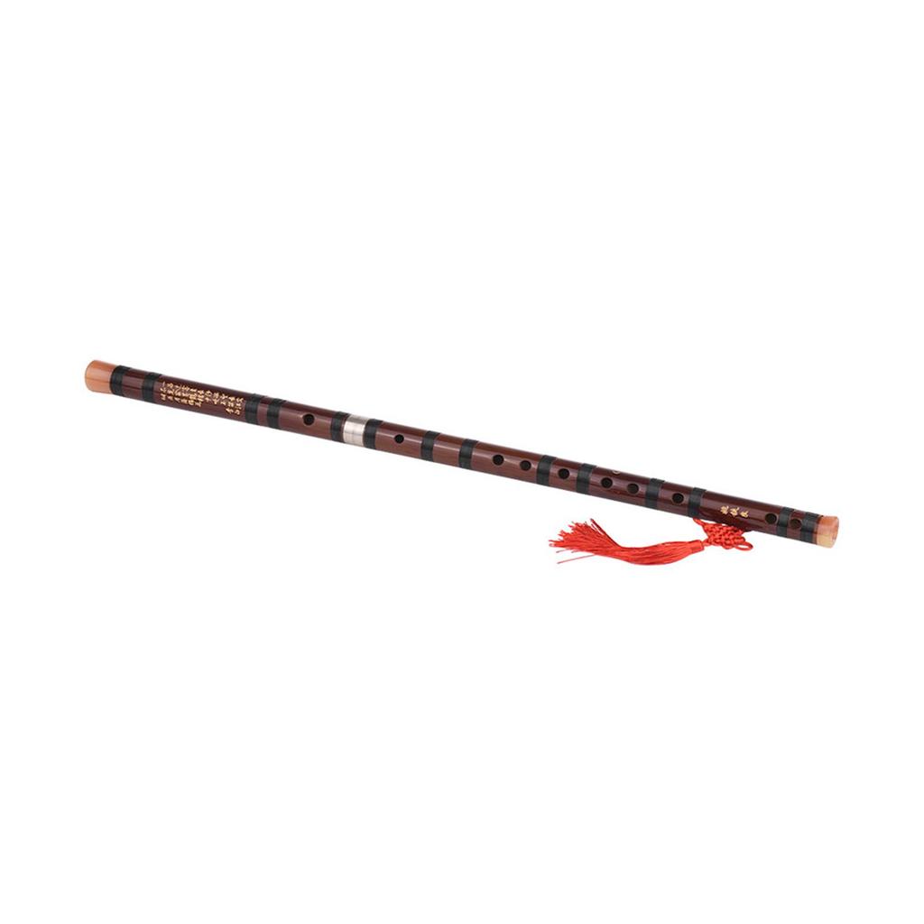 C Key Chinese Traditional Instrument Dizi Bitter Bamboo Flute with Chinese Knot for Beginners