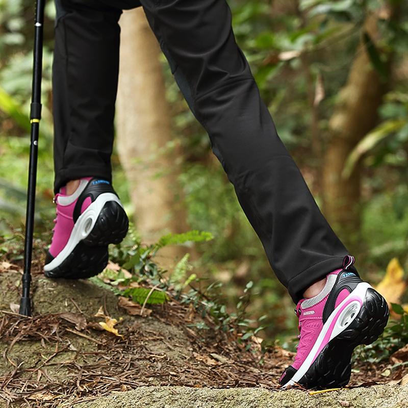 Damen Plateau Sportschuhe Mode Outdoor Wandern Rutschfest Lässige Low Top Sneaker - Bequemes Laufschuhwerk