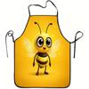 1pc Bee Print Apron with Bee & Beehive - Durable Polyester Suitable for Cooking, Gardening, Orchard Picking, &, Bee-Themed Kitchen Apron for Christmas