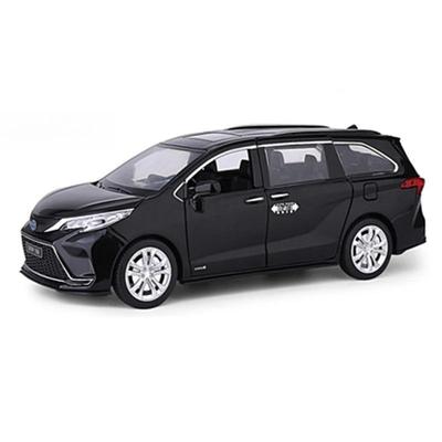 1/24 טויוטה סיאנה גרנוויה MPV דגם רכב מסגסוגת Diecast מתכת צעצוע רכב מסחרי דגם צליל ואור סימולציה מתנה לילדים