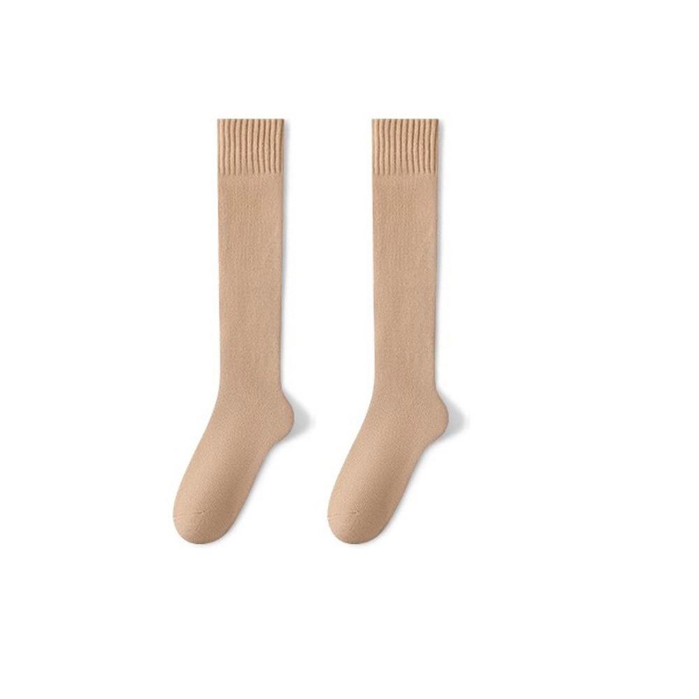 Chaussettes d'hiver épaisses en coton polyester pour mollets, chaussettes éponge, chaussettes de nuit, réchauffeur d'hiver