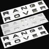 3d ABS Logo Letters Car Hood Badge Bonnet Sticker For Range Rover Emblem L320 L322 L405 L494 Vouge Discovery Evoque Accessories