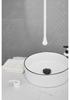 Wall-Mounted Water Drop Faucet with Adjustable Boom, Single-Hole Control, for Hot & Cold Water