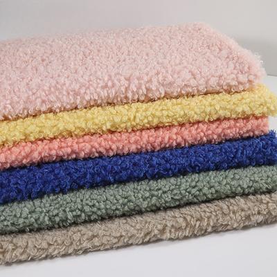 100x160cm Imitation Sheep Plush Fabric Super Soft Large Particle Sheep Curly Wool Cotton Fabric  for Handmade DIY Pillow Cloth