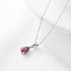 Versatile Personality and Temperament Zircon Necklace Simple Waterdrop Necklaces Fashion Age Reduction Colored Jewelry