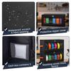 2 Pack Filament Storage Box 3D Printer Filament Storage Container Holds 3D Printing Accessories Holder Rack for Office Lab