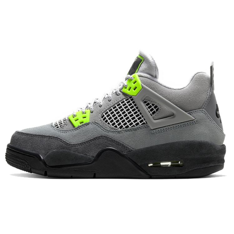 

Детские кроссовки Air Jordan 4 Retro SE GS Neon 95 Grey Cool-Grey Volt CT5343-007