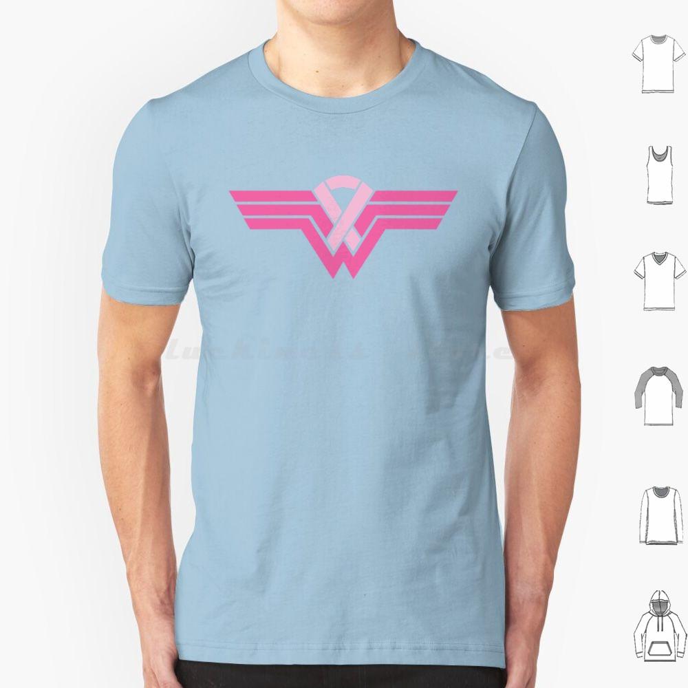 Superhero RibbonBreast Cancer Awareness T Shirt Big Size 100 Cotton Breast Cancer Survivor Breast Cancer Awareness Pink