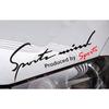 Sports Mind Universal Side 8 4 Sizes Car/Motorcycle Sticker/Decal, Dress-Up Sticker, Colors, (Black, Small, 19x7cm)