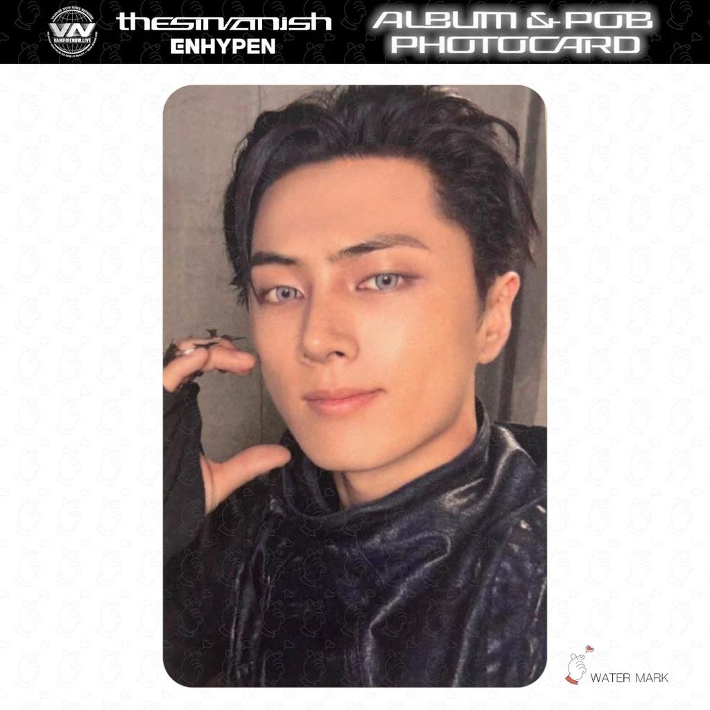 VORBESTELLUNG ENHYPEN THE SIN VANISH ALBUM Fotokarte Japan POB Glücksziehung OFFIZIELL FORBIDDEN AFTERLIGHT STORM FUGITIVES