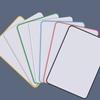 1pc Erasable Dual-Sided Mini Whiteboard Multi Color Smooth Finish Office Home and Classroom Use School Office Supplies