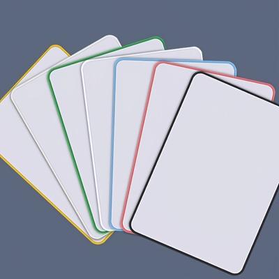3pcs Dual-Sided Erasable Mini Whiteboard Multi Color Smooth Finish Office Home Classroom Whiteboard School Office Supplies